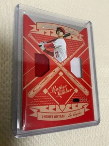 Shohei Ohtani 2019 Panini Leather & Lumber Limited Jersey Card #349/349 - Picture 1 of 2