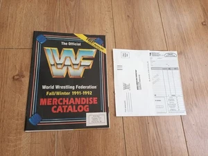 1991 1992 Print Ad World Wrestling Federation WWF Hulk Hogan Merchandise Catalog - Imagen 1 de 13