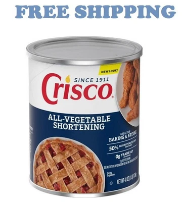 Crisco All-Vegetable Shortening, 48 oz