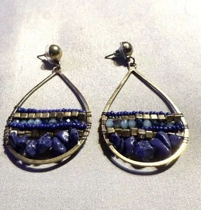 Park Lane "JUNIPER" Ohrringe echte Lapis Steine hübsch! - Bild 1 von 1
