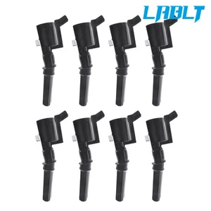 8Pcs For Ford 4.6L 5.4L F150 F250 F550 Lincoln V8 DG508 FD503 Ignition Coil Set - Foto 1 di 10