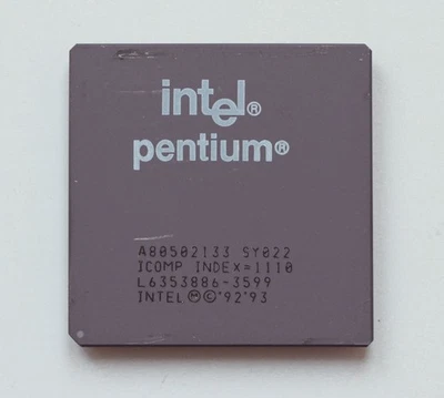 Socket 7 Processor CPU - Intel Pentium 133 - 133MHz - SY022 - TESTED - Image 1 of 2