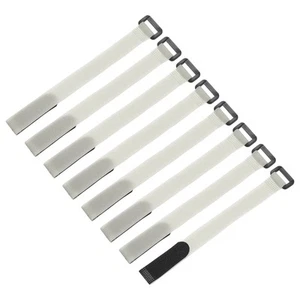 8Pcs Battery Tie Down Straps,0.8x10" Grey Nylon Hold Down Hook Loop Strap - Photo 1/6