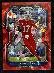2020 Panini Prizm Josh Allen Red Ice #1 Bills - Picture 1 of 2