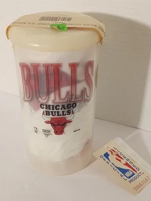 Chicago Bulls - Vintage Mug T's~ Bulls Mug and XL ~T-Shirt ~ Opened ~ NOS - Image 1 of 4