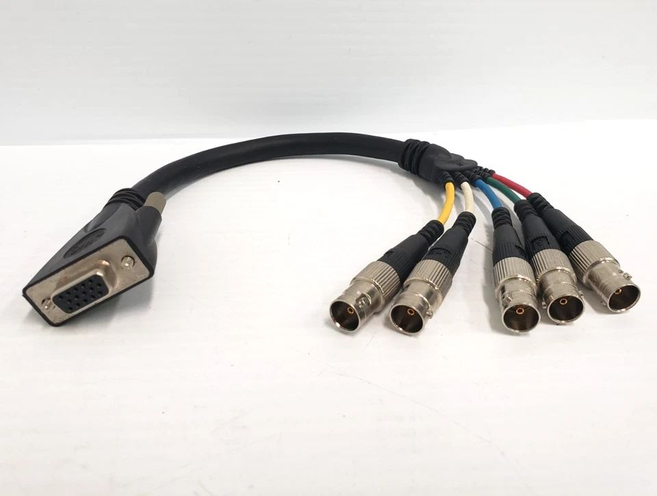 Liberty Wire & Cable LWC Female VGA to Component BNC RGBHV Cable Adapter Harness - Image 1 of 4