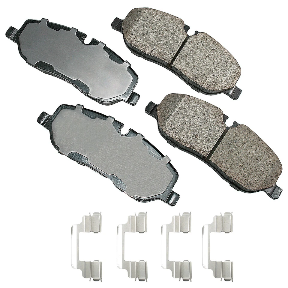 Conjunto de pastilhas de freio a disco Akebono EUR1098A para modelos Land Rover 05-15 selecionados - Imagem 1 de 1