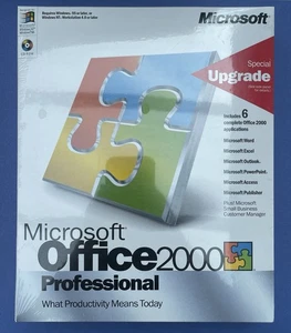 Microsoft Office 2000 Professional - Special Upgrade - Factory Sealed - Picture 1 of 3