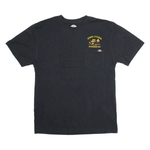 DICKIES Workwear Mens T-Shirt Black USA M - Picture 1 of 6
