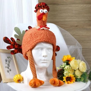 High-top Thanksgiving Cap Handmade Thanksgiving Decor Holiday - Picture 1 of 14