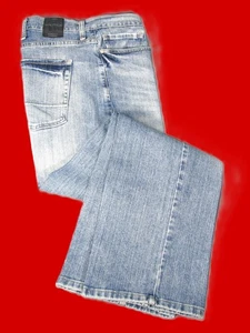 Nautica Mens Jeans 40x30 Mid-Blue Bootcut 100% Cotton Relaxed Fit 40579 VGC - Picture 1 of 13