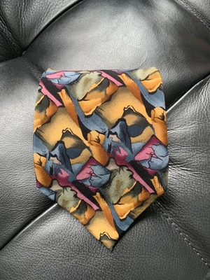 Cocktail Collection "Scotch" Silk Men's Tie Necktie  Multicolor 3.75"x56.5" - Image 1 of 4