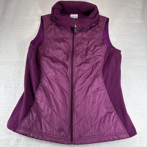 Columbia Sportswear Medium Quilted Women's Vest Plum - Picture 1 of 14