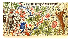 14 Vintage Notecards The Rabbit Physician Pierpont Morgan Library Detail - Picture 1 of 6
