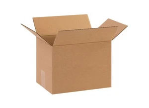 100 Pack Cardboard Mailing Packing Boxes 10x7x7 Corrugated Moving Shipping Boxes - Picture 1 of 5