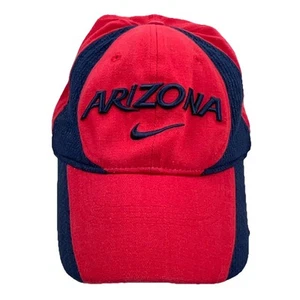 Arizona Wildcats Hat Cap Stretch Flex Fit Sz L/XL Red Logo Dad Baseball Nike VTG - Picture 1 of 9