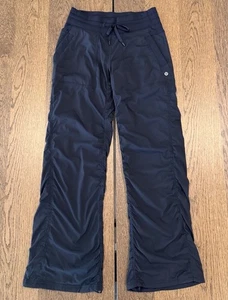 Lululemon Dance Studio Mid Rise Pant Women’s Size 4 Black Pockets Tie Waist - Picture 1 of 9
