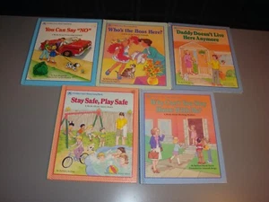 Golden Learn About Living 5 Book Lot Divorce Parents Safety Homeschool Teacher - Picture 1 of 3