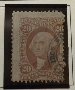 US Scott#  R42c 20c Inland Exchange Internal Revenue Stamp Used - Picture 1 of 1