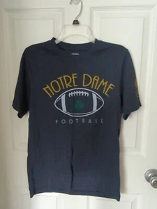 Men's Notre Dame Football Built on Tradition Blue T-Shirt Sz. Sm - Picture 1 of 9
