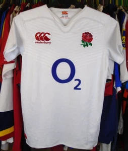ENGLAND 2015-2016 CANTERBURY HOME RUGBY SHIRT TRIKOT TOP JUNGEN 11-12 JAHRE - Bild 1 von 6