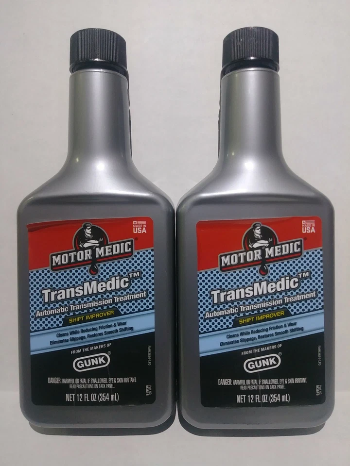 2 Gunk Motor Medic Trans Medic tratamento de transmissão automática melhorador de mudança  - Imagem 1 de 3