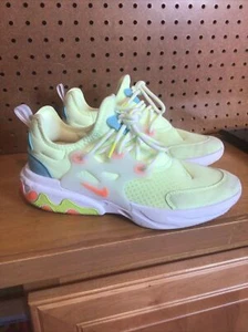 6Y | 7.5 MUJER NIKE REACT Tenis para Correr Informales BQ4002-700 Multicolor Neón G - Imagen 1 de 10