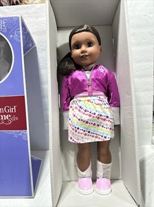 NEW American Girl Truly Me JLY 18" DOLL #80 dark skin textured brown hair - Picture 1 of 5