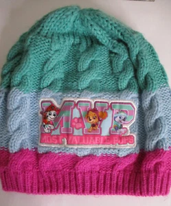 Nickelodeon Paw Patrol Sockenmütze Strick wertvollste Welpen Mütze Mädchen Einheitsgröße neu ohne Etikett - Bild 1 von 5