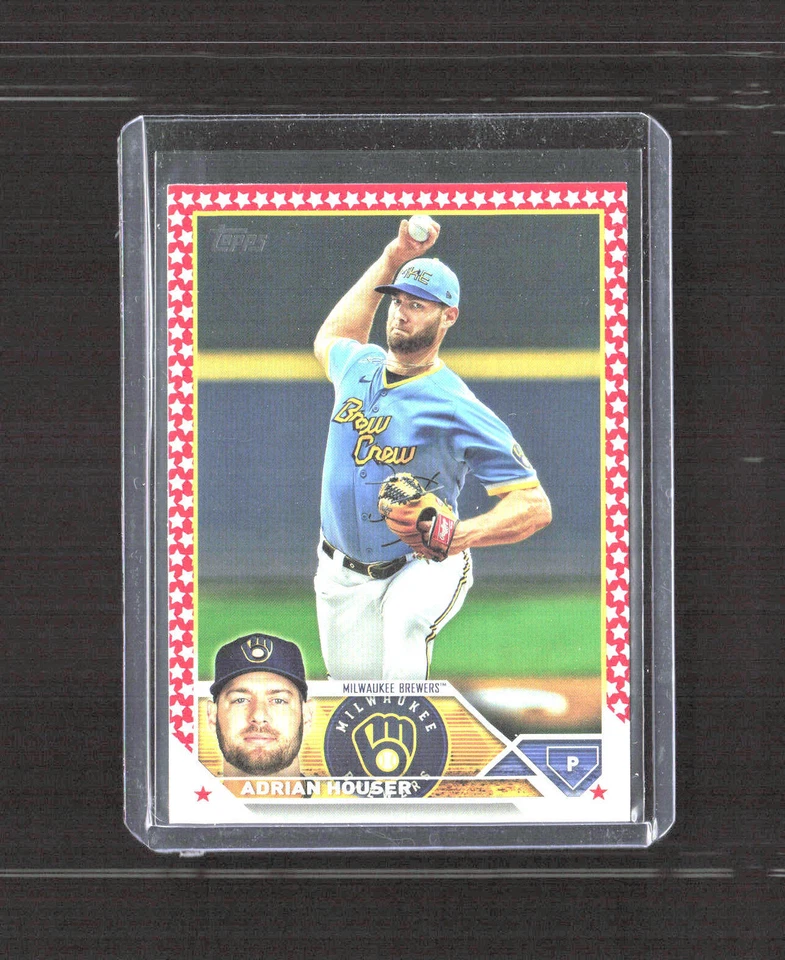 2023 Topps #323 Adrian Houser Independence Day - Image 1 of 2