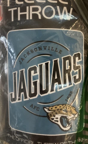 Jacksonville Jaguars NFL Northwest 50"x60" Campaign Soft Fleece Throw Blanket Cover