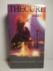 The Cure VHS Rare Trilogy Berlin 2 Tape Set Robert Smith New Sealed Vintage