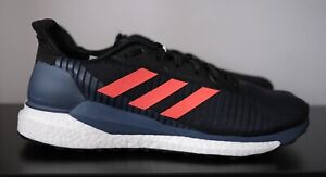 BNWOB Mens Adidas Solarglide Boost Blue Gym Fitness Running Trainers - UK 11.5