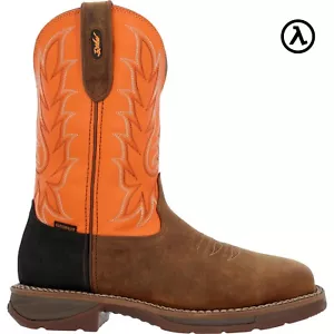 DURANGO® WORKIN' REBEL™ STEEL TOE WATERPROOF WITH INSULKUL™ WORK BOOTS DDB0497 - Picture 1 of 7