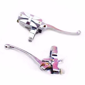 1" 25mm Handlebar Brake Clutch Lever VT VN CB Dyna Shadow Custom Cruiser Chopper - Picture 1 of 4