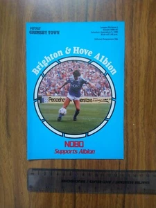 Brighton & Hove Albion v Grimsby Town programme League Div 2 6/9/1986. VGC. - Picture 1 of 2