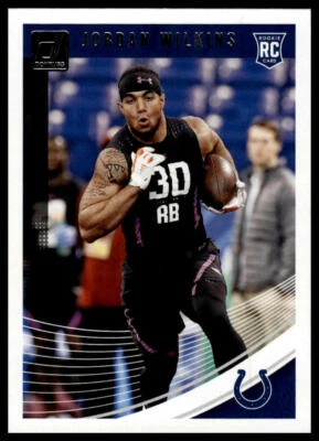 2018 Donruss #381 Jordan Wilkins Indianapolis Colts Rookie - Image 1 of 2