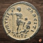 Pièce de monnaie Follis byzantine - Théodose Ier (379-395 AD) Antioche VIRTVS EXERCICES #2497