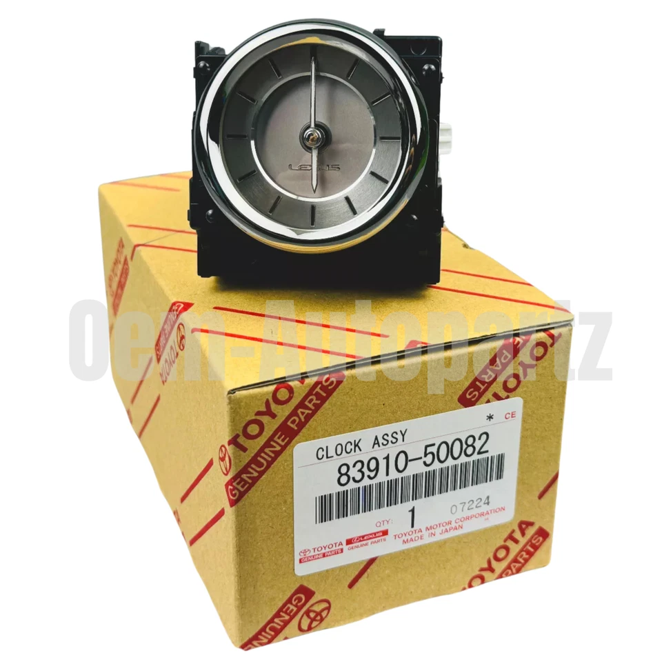 8391050082 Toyota Lexus LS460 LS600h 2013-2017 Dash Clock Analog 83910-50082 OEM