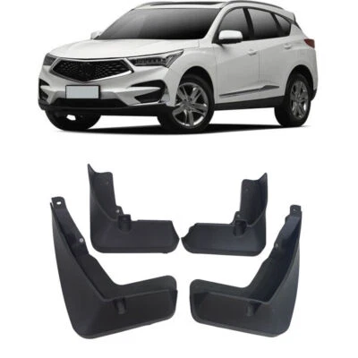 Genuine Front & Rear Molded Splash Guards Mud Flaps FOR 2019-2024 Acura RDX - Imagem 1 de 4