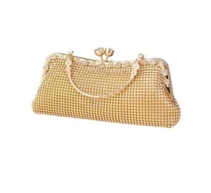 Women Evening Bags Party Wedding Small Clutch Shoulder Chain Handbags Soft Purse - Picture 1 of 17