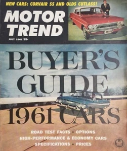 1961 neue Autos vorgestellt/getestet im Vintage 1961 Motor Trend Magazine. Siehe Inhalt - Bild 1 von 2