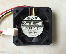 San Ace 109P0412H9D03 40*40*10mm  DC 12V 0.07A 3 Pin Chassis Cooling Fan