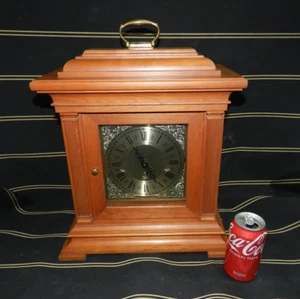 LARGE CASE / SIDES Triple Chime Mantle Clock w/ Franz Hermle 1050-020 Movement - Picture 1 of 14