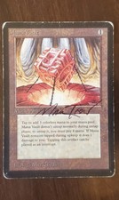 Mtg: *** 1x MANA VAULT Beta signed Tedin ***