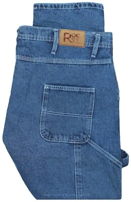 ROCXL Big Men's Carpenter Denim Jeans Pants - Sizes 42 - 60 - Image 1 of 2