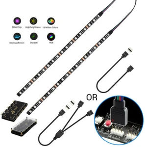 DC12V 5050 4Pin Led Strip RGB LED Light For PC Computer Case Mainboard Control - Picture 1 of 17