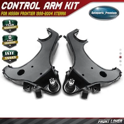 2pcs Front Lower Control Arm w/ Ball Joint for Nissan Frontier 1998-2004 Xterra - Image 1 of 4