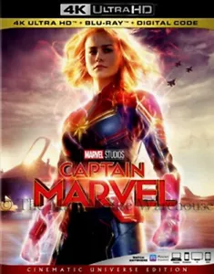 Authentic Captain Marvel 4K UHD Blu-ray Digital Copy Code Aliens Superhero Movie - Imagen 1 de 3