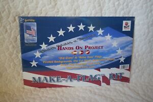New Pacon Papers Make-a-Flag Kit Hands on Project with Desk Card